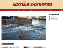 Tablet Screenshot of norrtaljesportfiskeklubb.se